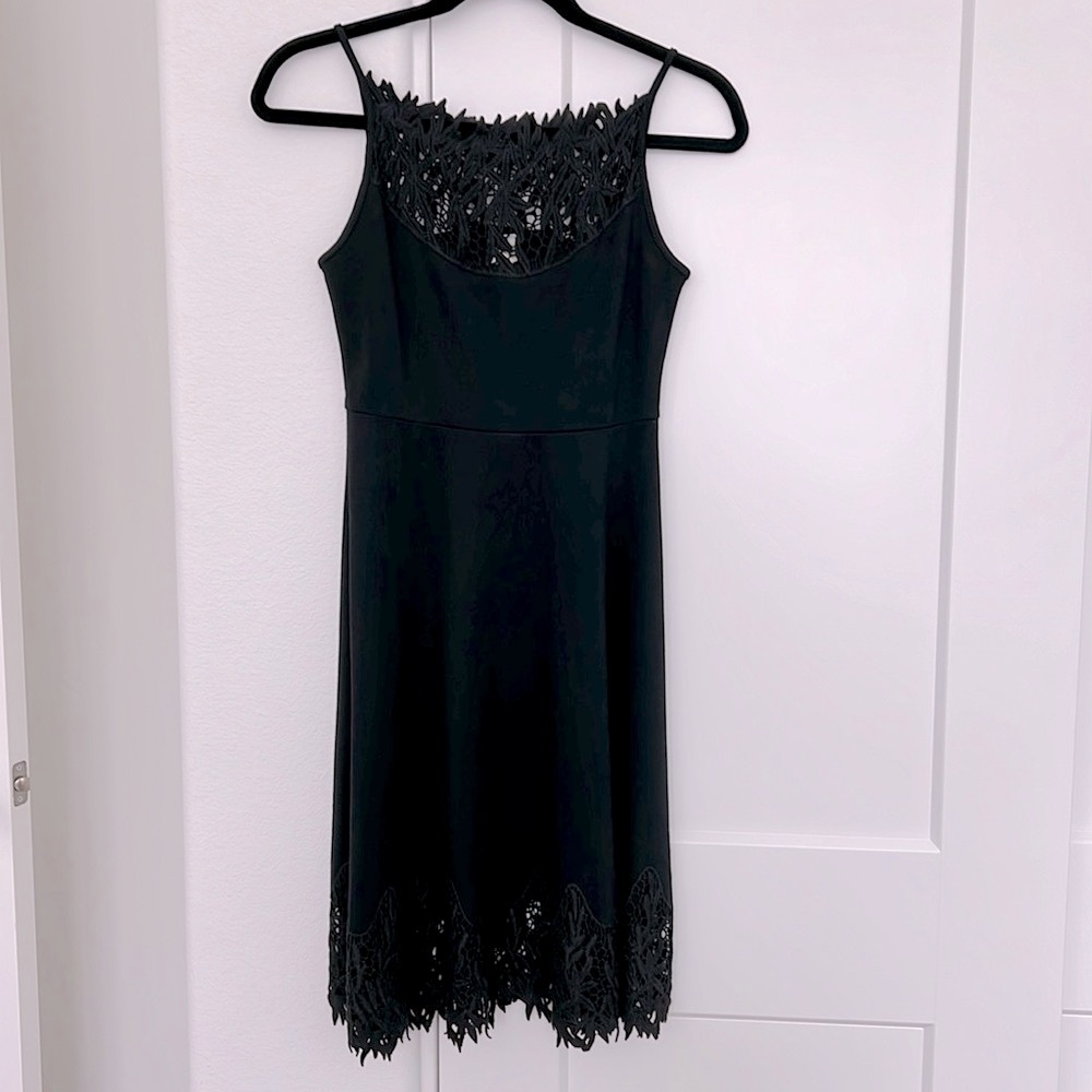 Free People Stretch Lace Trim Dress